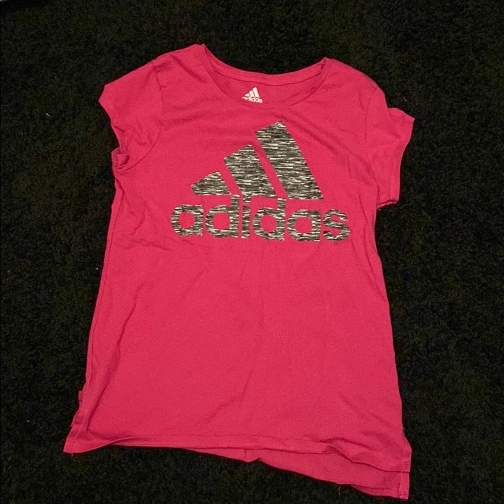 Pink Adidas top